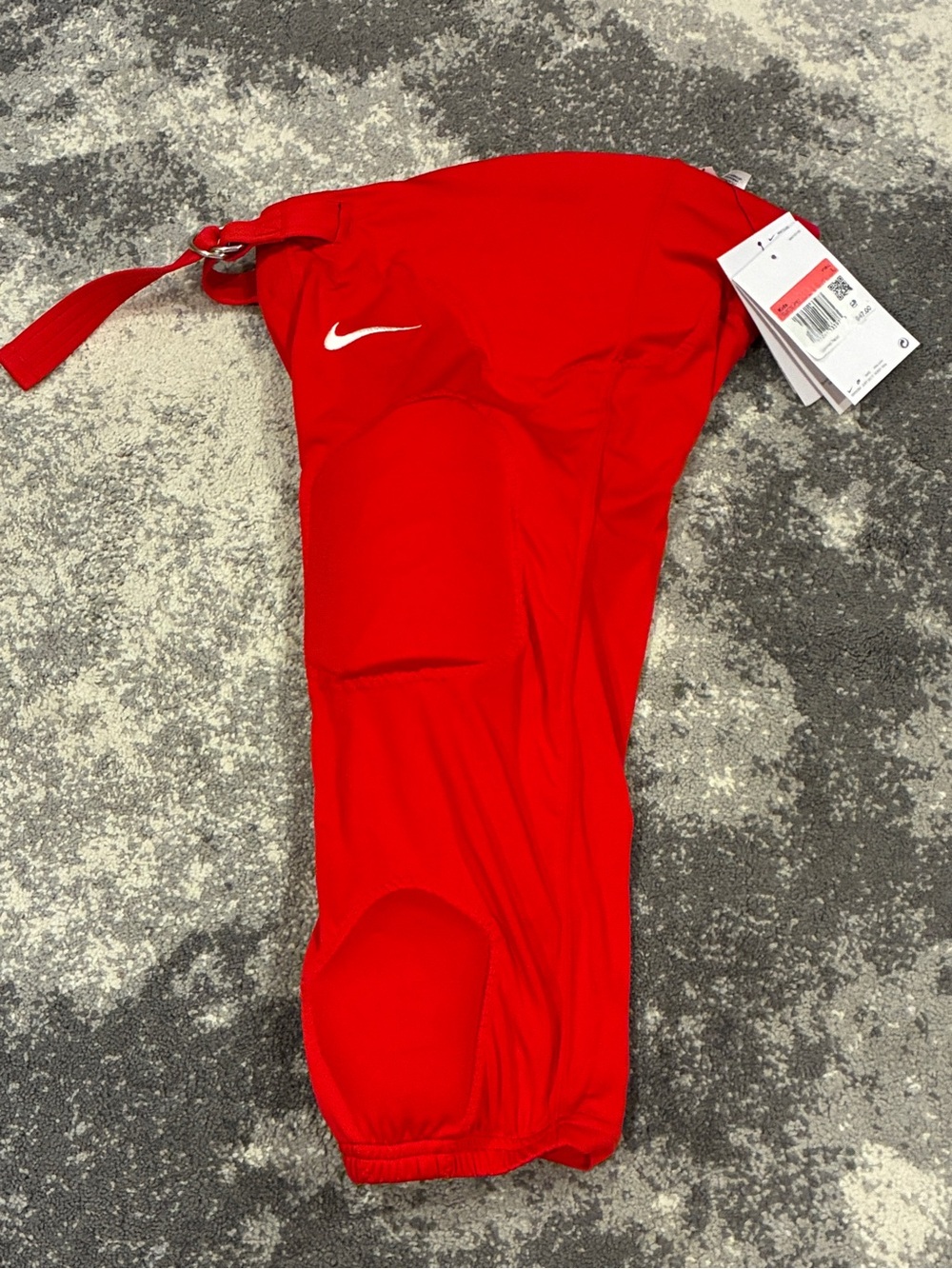 NWT Nike Youth Kids Boys Large Football Pants Red Integrated Pads Belt Large